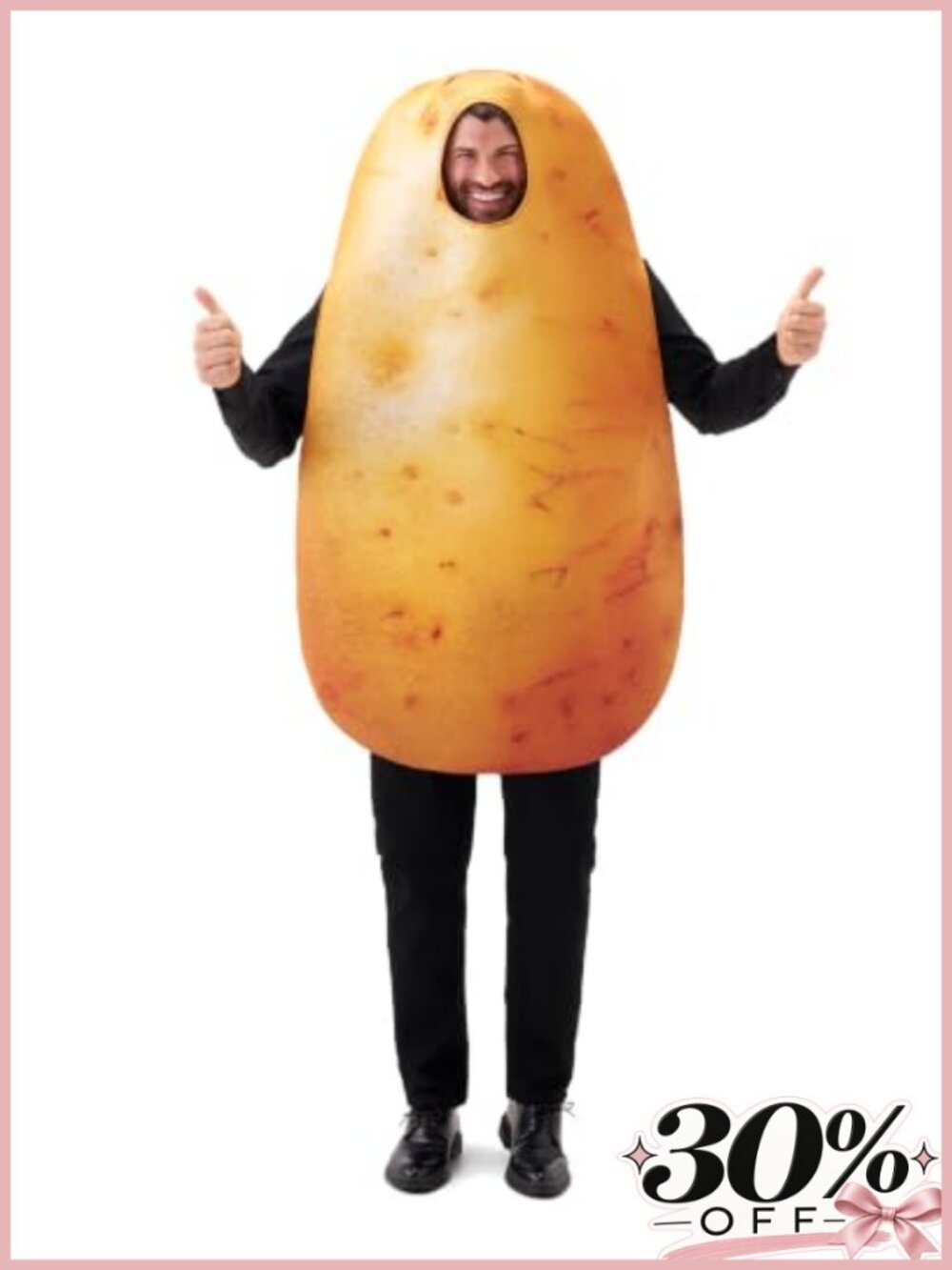 Spooktacular Creations Unisex Potato Costume One Size Adult Halloween